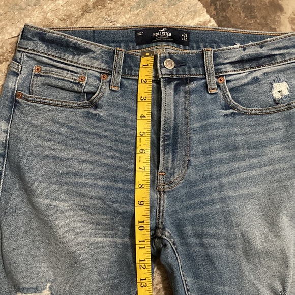 Men’s Hollister Jeans (Slim Straight) Distressed - (33x32) - Picture 4 of 8